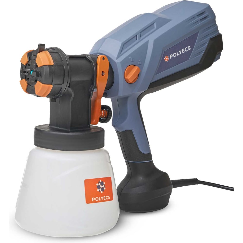 Изображение товара Профессиональный электрический краскопульт Polyecs P-90 для водных и масляных красок