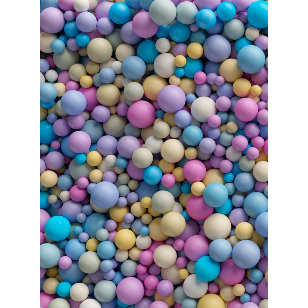 Фотообои Dekor Vinil детские бурлящие шары волшебные пузырьки 3 штх40 г ваниль ягоды цитрус