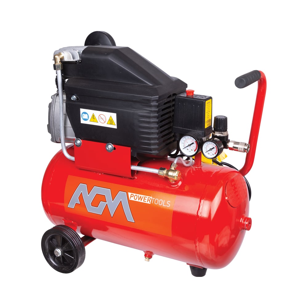 Изображение товара Воздушный компрессор Villager AGM 24 L 027011 поршневой масляный 8 бар 165 л/мин