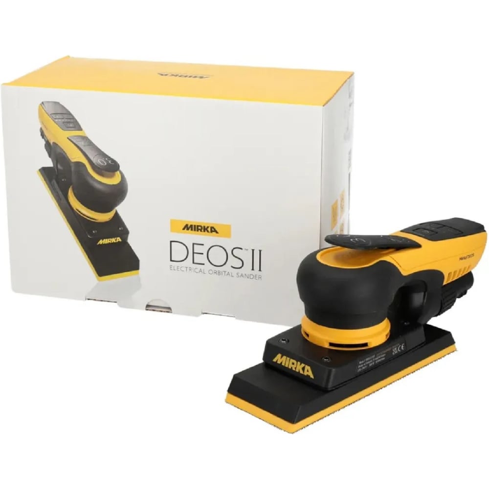 Изображение товара Машинка MIRKA DEOS II 383 Электрическая орбитальная плоскошлифовальная 70x198 мм