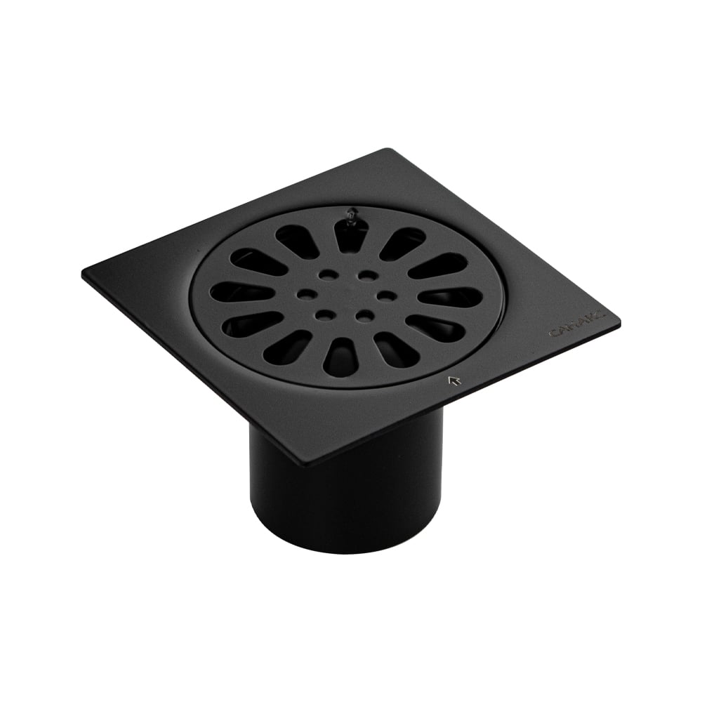 Изображение товара Трап Санакс 100 х 100 мм с гидрозатвором и перфорированной крышкой