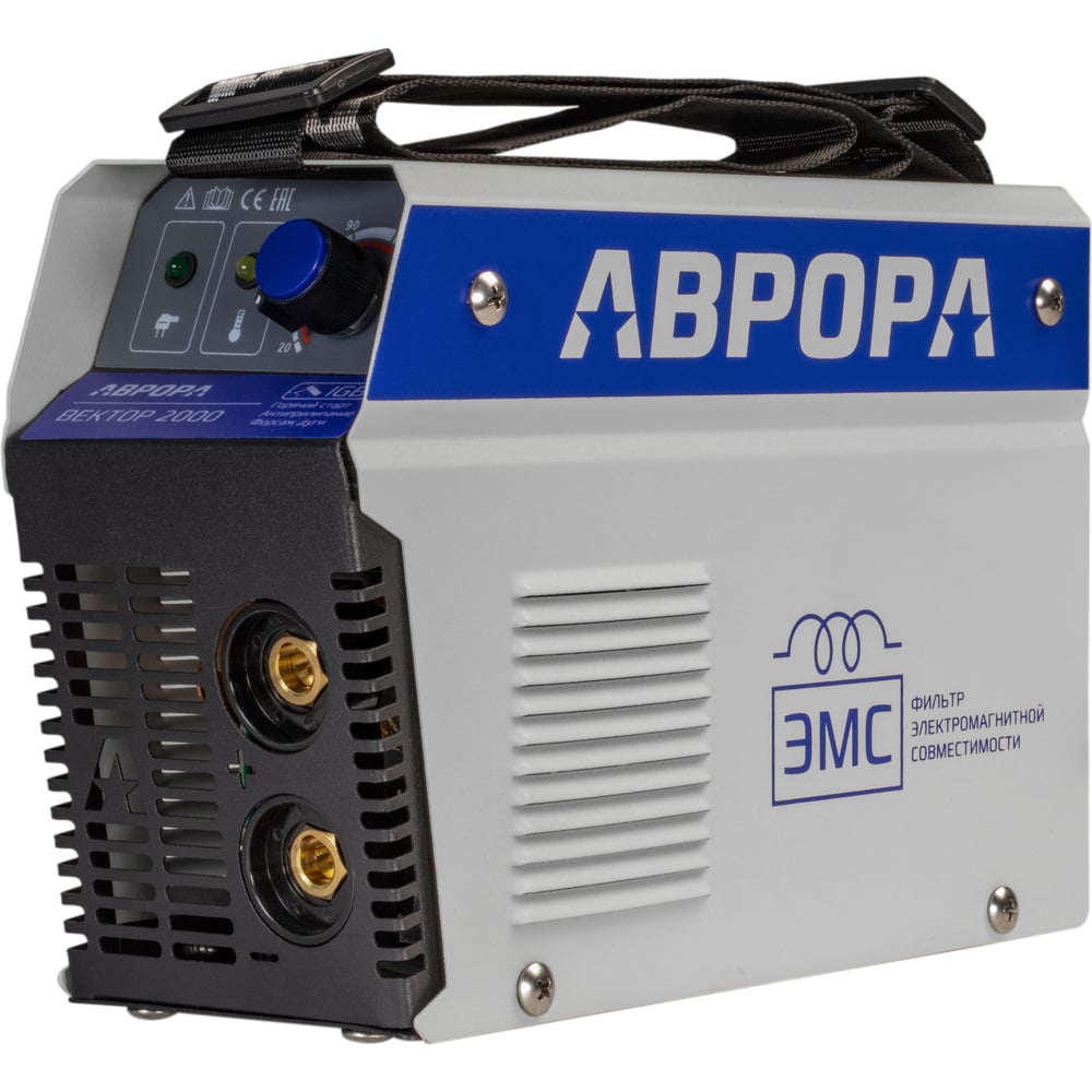 Изображение товара Вектор АВРОРА 2000 ЭМС 37983 инвертор для сварки бытовой мощный 200 А