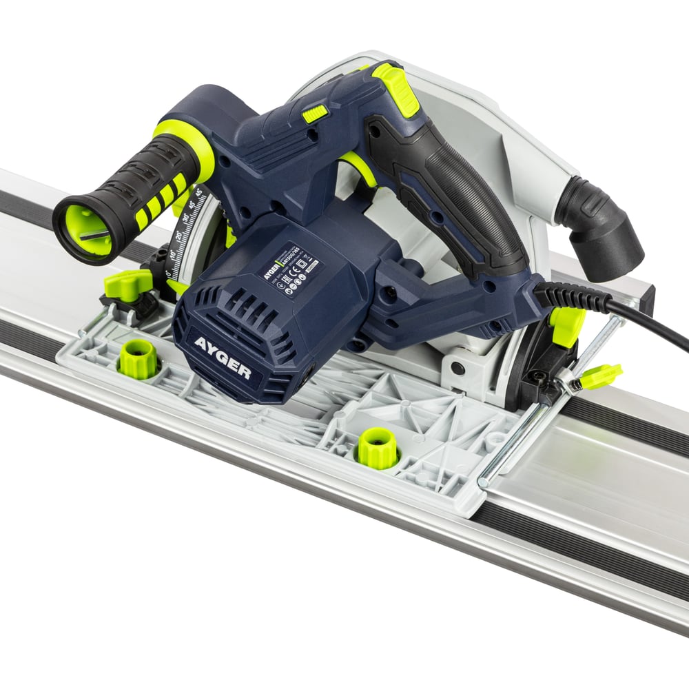 Изображение товара Погружная циркулярная пила AYGER AR1300/165 1300 Вт диска 165 мм для дерева