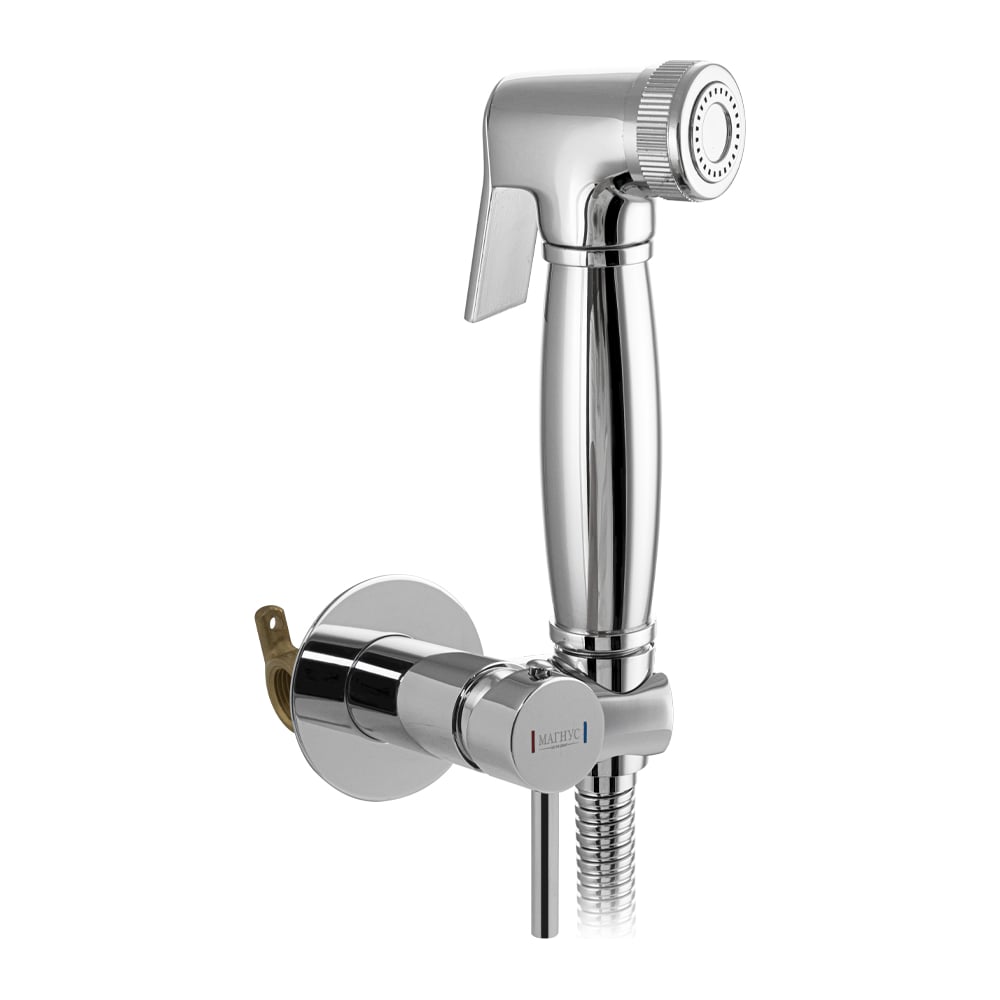 Изображение товара Смеситель с гигиеническим душем GFmark встраиваемый латунь хром 2060