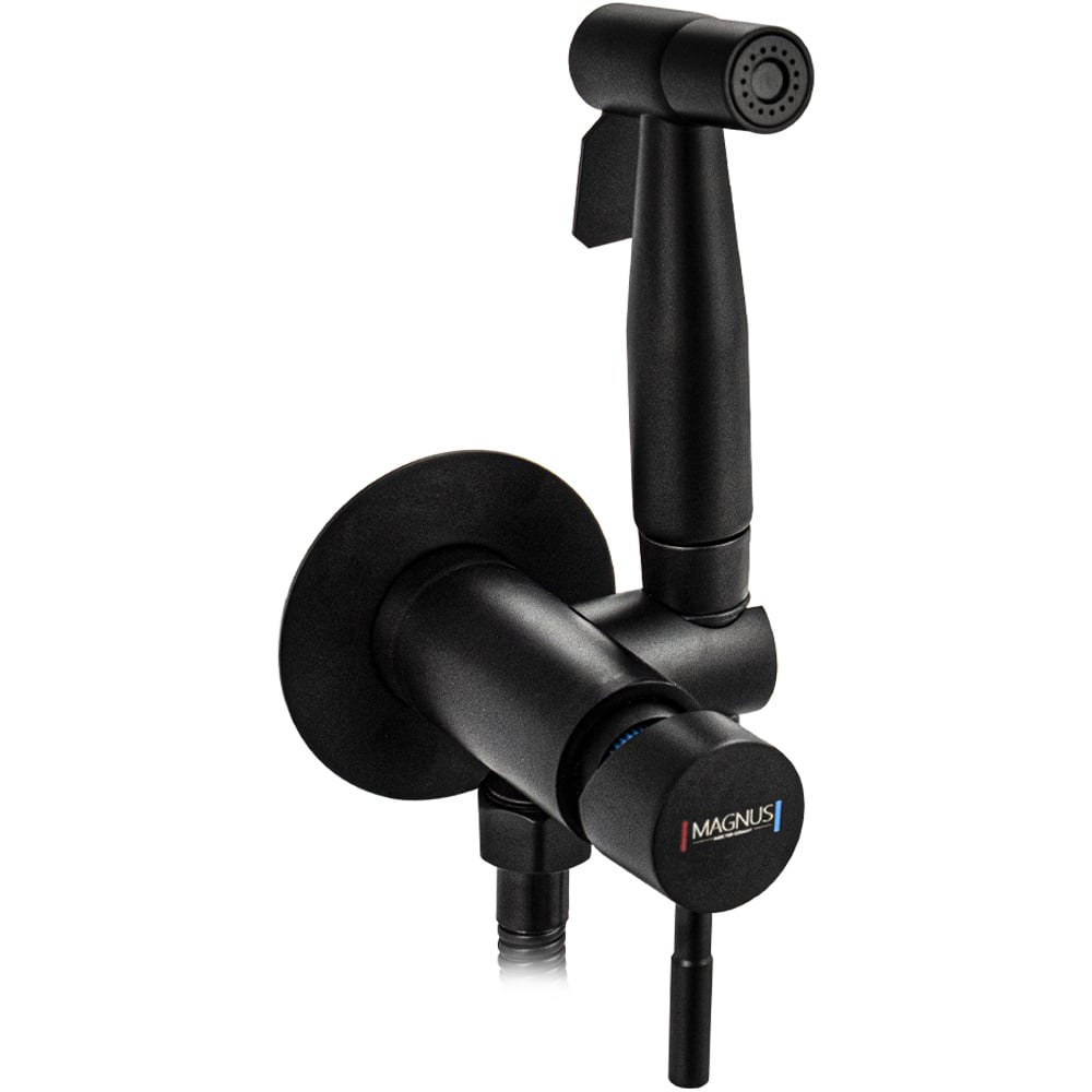 Изображение товара Смеситель с гигиенической лейкой GFmark MAGNUS для биде и ванной нержавеющая сталь