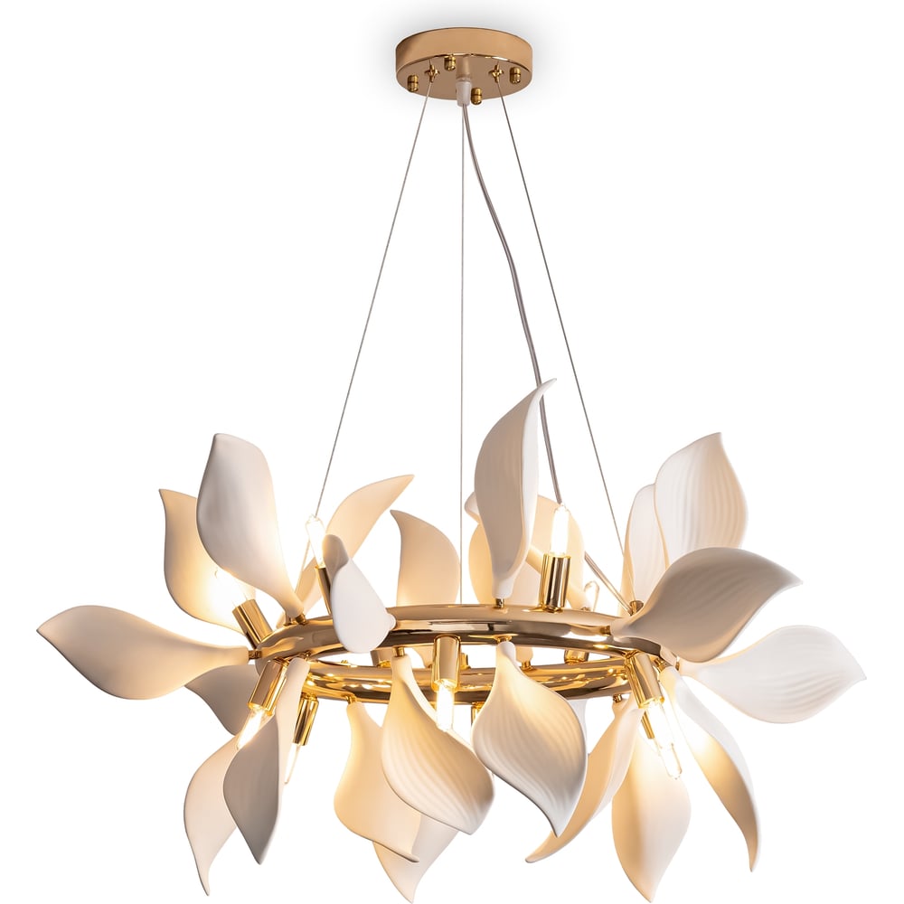 Изображение товара Люстра Freya FR5563PL-12G современная с 12 LED лампами золото