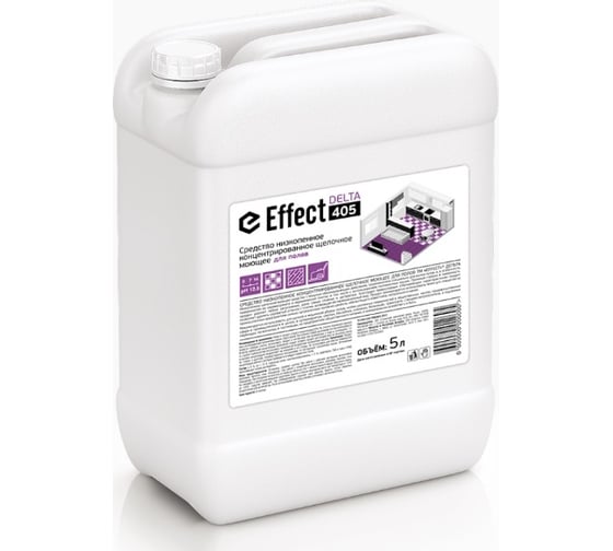 Изображение товара Низкопенное концентрированное щелочное моющее средство для поломоечных машин EFFECT ДЕЛЬТА 405 5000 мл 12414 26510