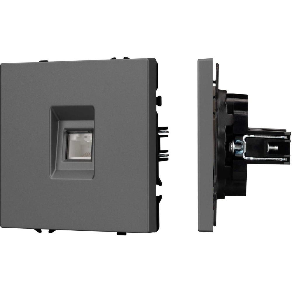 Изображение товара Механизм компьютерной розетки Arlight SCT-NOBE-MPC1-SFPL-GR 1 шт