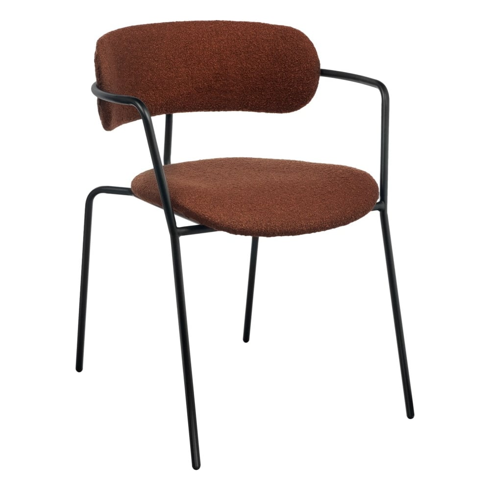 Изображение товара Современный стул BRADEX Ant букле терракотовый RF 0832 с подлокотниками