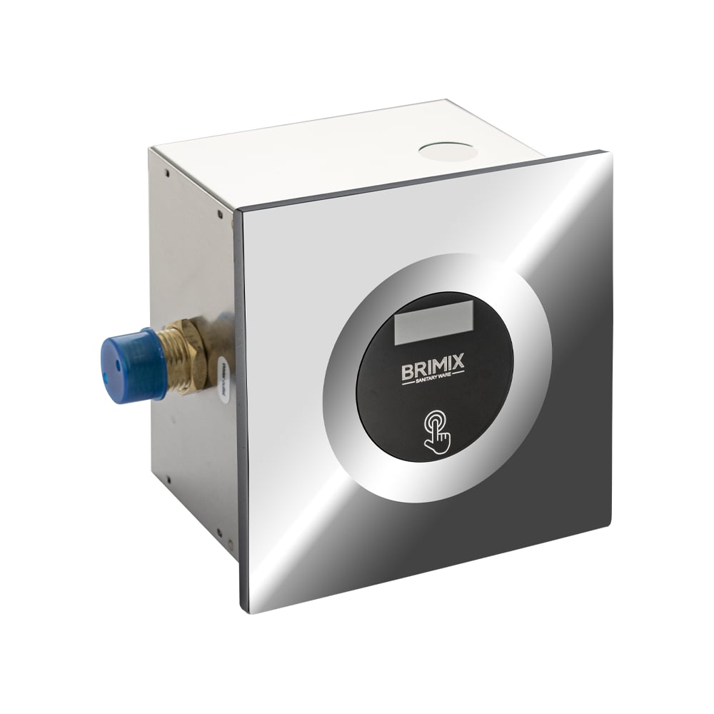 Изображение товара Кран для писсуара BRIMIX сенсорный со скрытым подключением 8104 хром нержавеющая сталь