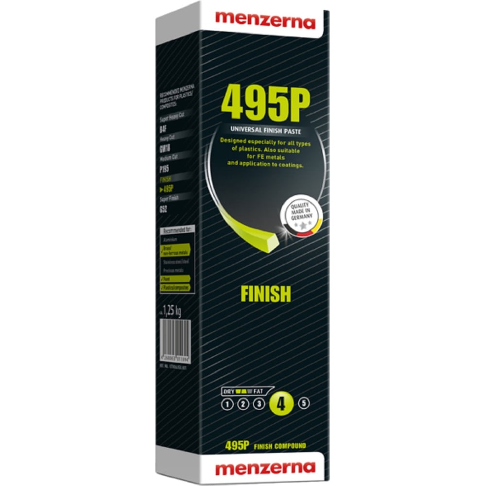 Изображение товара Полировальная паста Menzerna Rapid polishing paste 495 P для металлов и покрытий