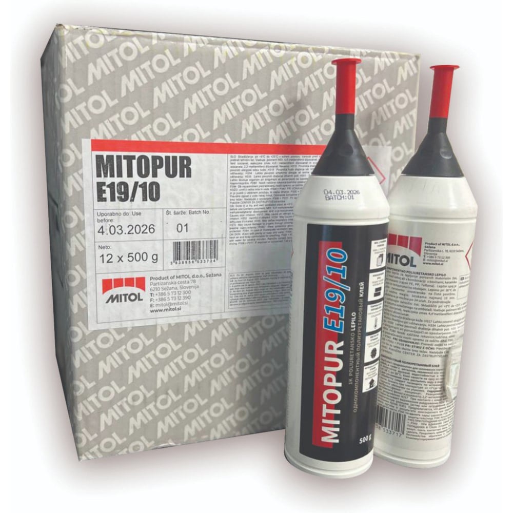 Изображение товара Жидкий быстросхватывающий полиуретановый клей MITOL D4 0,5 л 12 шт