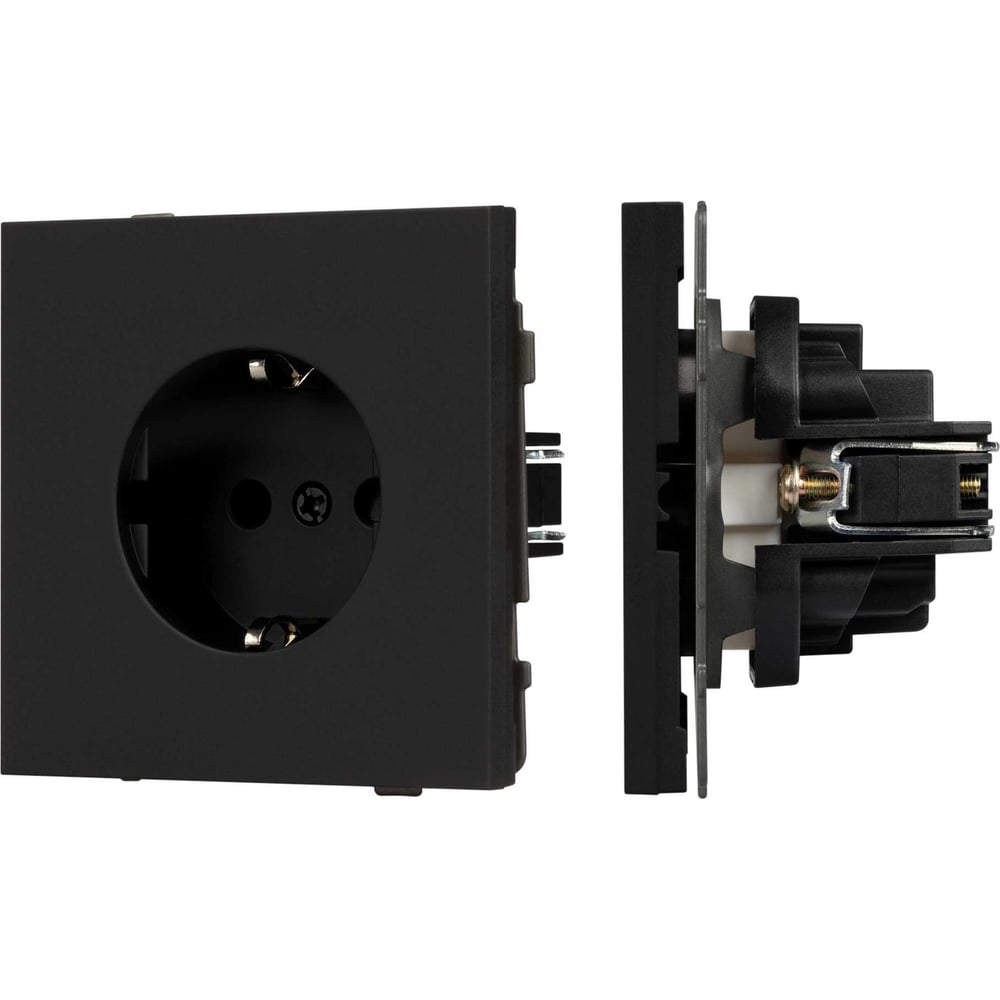 Изображение товара Механизм электрической розетки Arlight SCT-NOBE-MEU1-SFPL-BK 1шт 054277