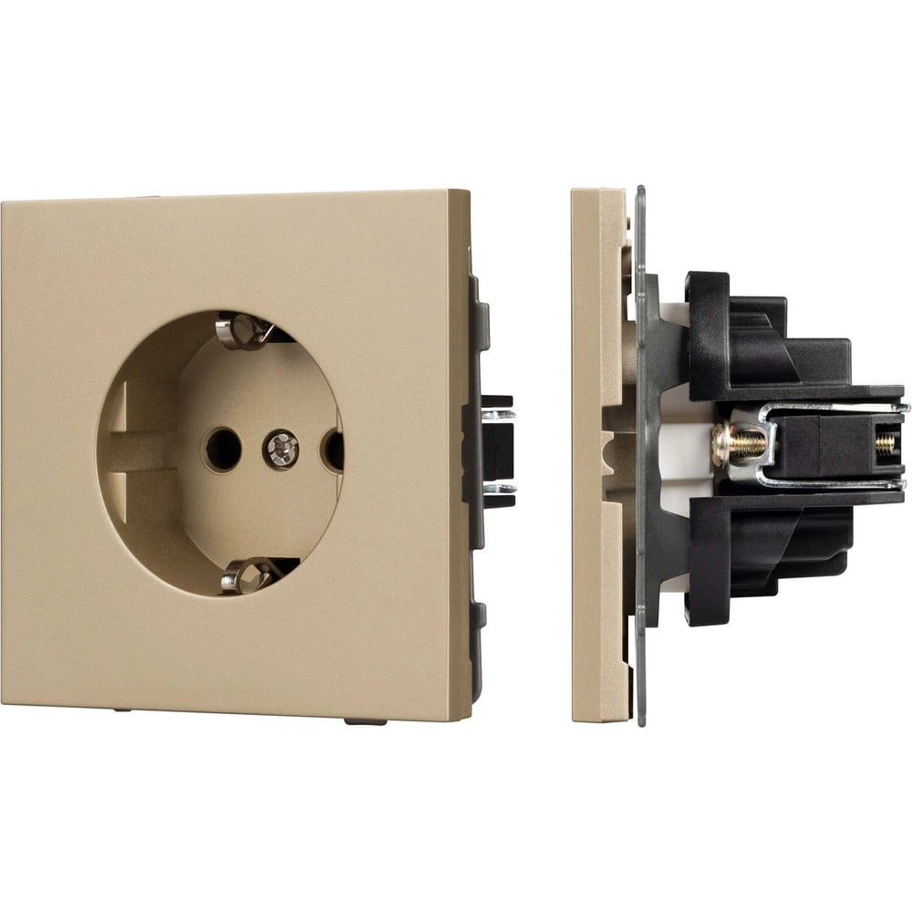 Изображение товара Механизм электрической розетки Arlight SCT-NOBE-MEU1-SFPL-GD 1 шт