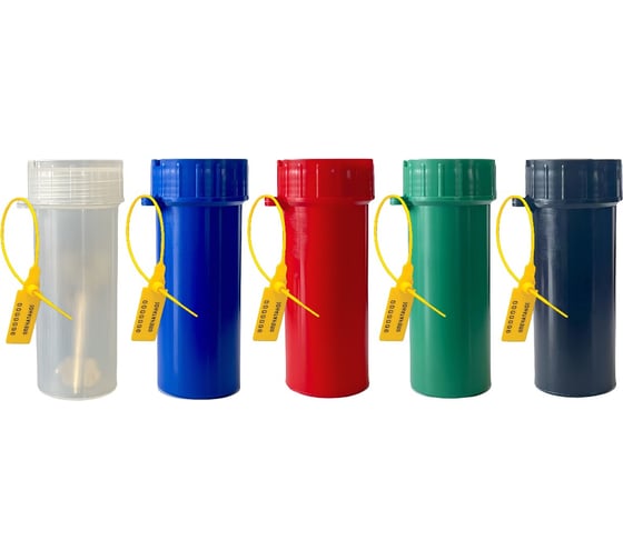 Изображение товара Пенал для ключей ТПК Технологии Контроля 40х110 пластик, 5 цветов, упак.: 5 штук + пломбы 24322