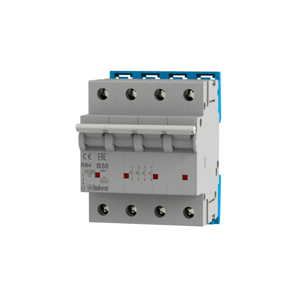 Изображение товара Автоматический выключатель Mean Well Iskra RI 64 B50 00237123 для защиты электрических цепей
