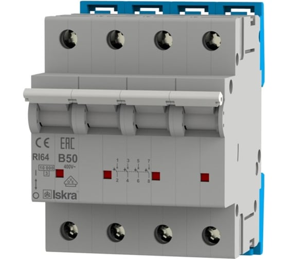 Изображение товара Автоматический выключатель Mean Well Iskra RI 64 B50 00237123