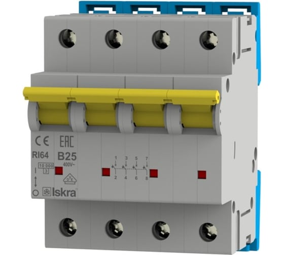 Изображение товара Автоматический выключатель Mean Well Iskra RI 64 B25 00237129