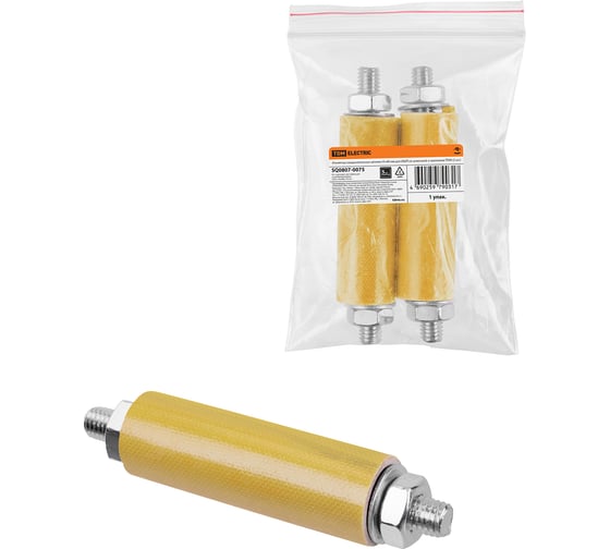 Изображение товара Изолятор соединительных шпилек TDM ELECTRIC H=60 мм для ИШП со шпилькой и крепежом SQ0807-0075