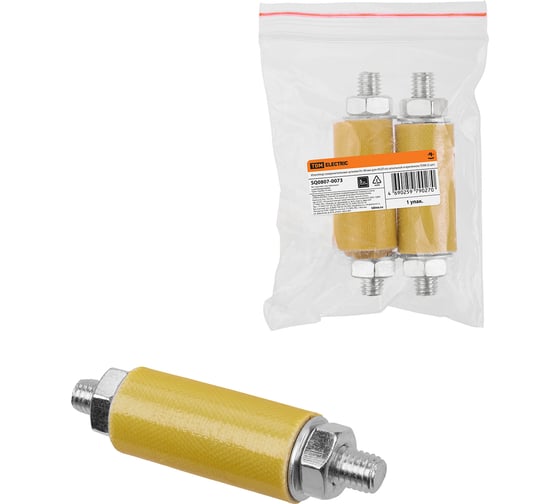 Изображение товара Изолятор соединительных шпилек TDM ELECTRIC H=40 мм для ИШП со шпилькой и крепежом (2 шт.) SQ0807-0073