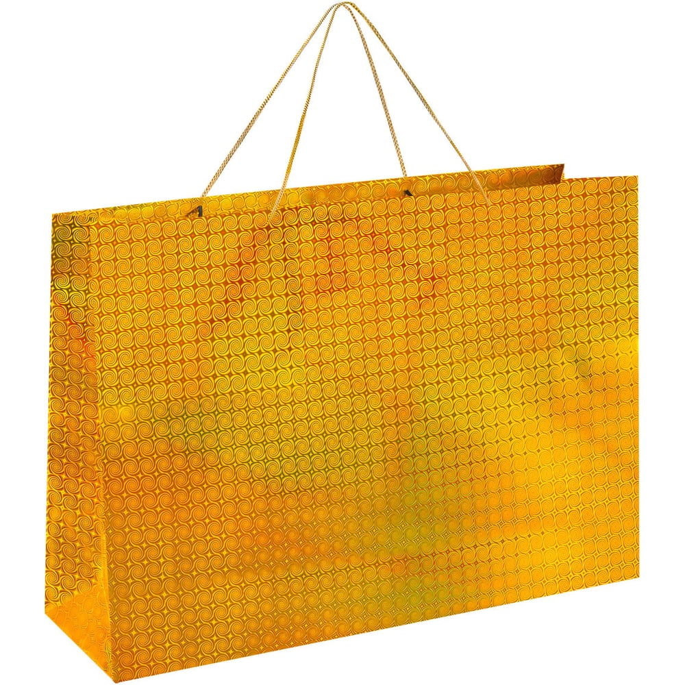 Изображение товара Подарочный пакет Золотая сказка BIG SIZE 70x16x50см голография ассорти