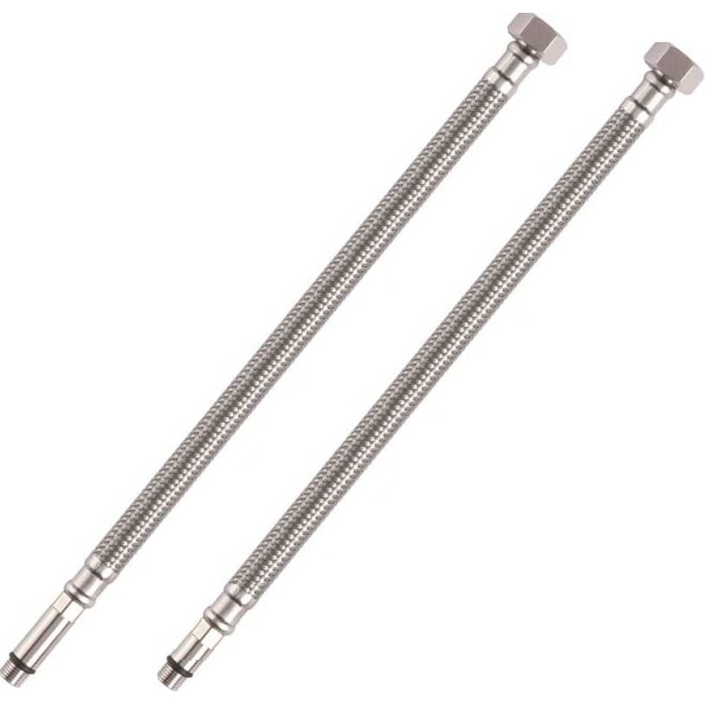 Изображение товара Гибкая подводка для питьевой воды Imperial PREMIUM PEX 1 м 1/2F-M10x1 L17 L37 стальная оплётка