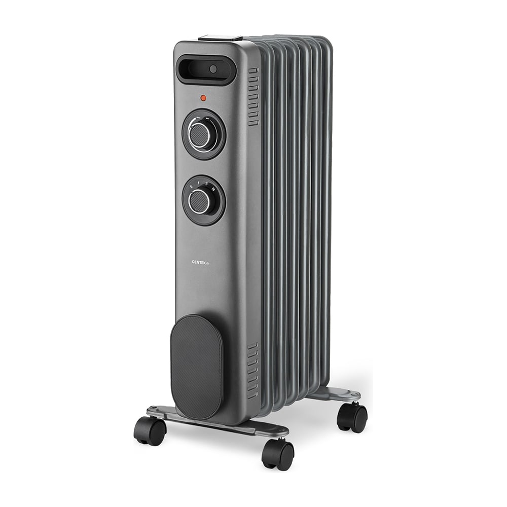 Изображение товара Масляный обогреватель Centek CT-6232-7 серый 7 секций 1500Вт для дома и офиса