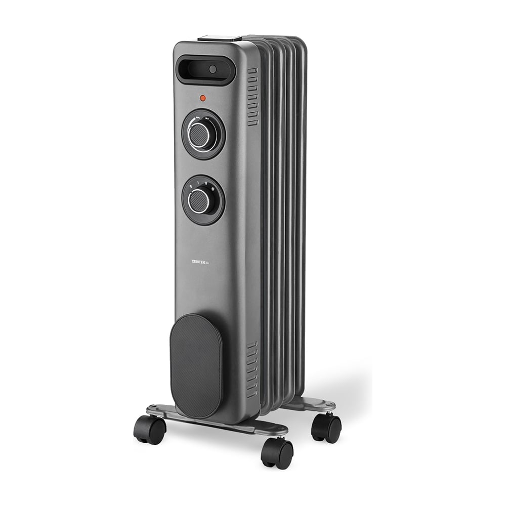 Изображение товара Масляный обогреватель Centek CT-6232-5 серый 15м2 1000Вт 3 режима защита