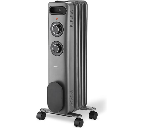Изображение товара Масляный обогреватель Centek CT-6232-5 (серый) 5 секций (15м) 1000Вт, 3 режима защита от перегрева CT-6232-5 GRAY