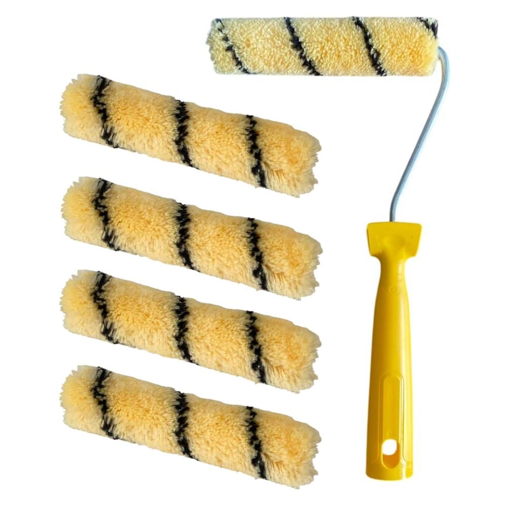 Изображение товара Мини-валик Accurate 480х165х45 полиакрил для эмалей 4 сменных ролика