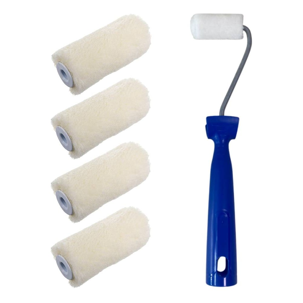 Изображение товара Мини-валик Accurate 475х75х45 велюр 4 сменных ролика для лаков