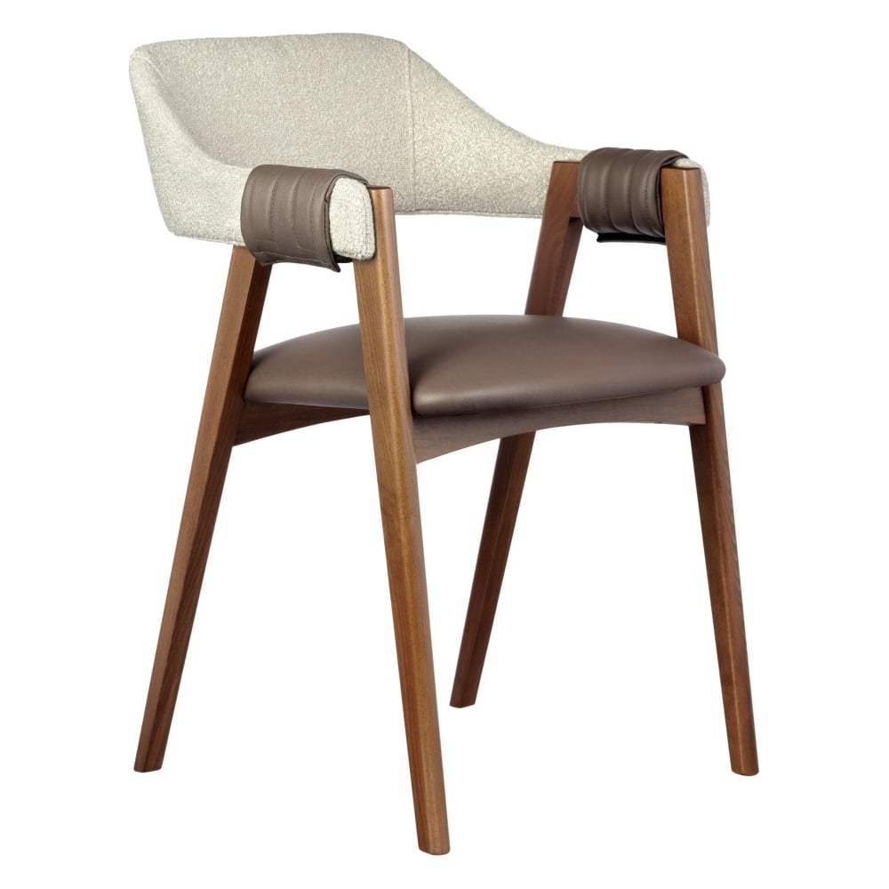 Изображение товара Современный стул BRADEX KELLI из массива бука и экокожи, стильный дизайн