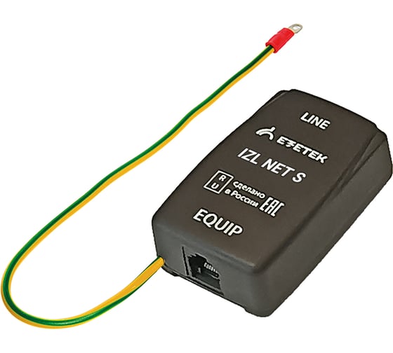Изображение товара EZETEK Устройство защиты кабельных сетей Ethernet от импульсных перенапряжений УЗИП IZL NET S, 706013