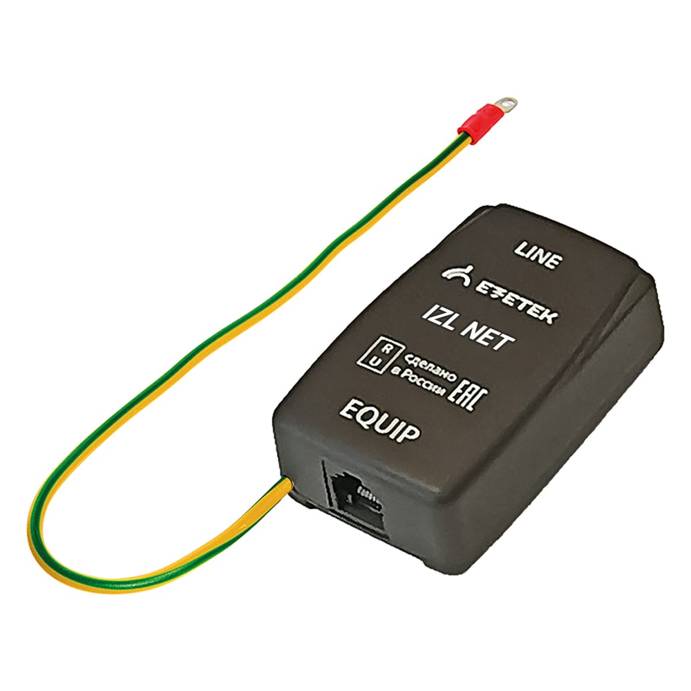 Изображение товара EZETEK Устройство защиты кабельных сетей Ethernet от импульсных перенапряжений