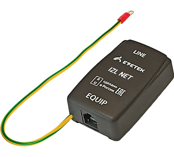 Изображение товара EZETEK Устройство защиты кабельных сетей Ethernet от импульсных перенапряжений УЗИП IZL NET, 706006