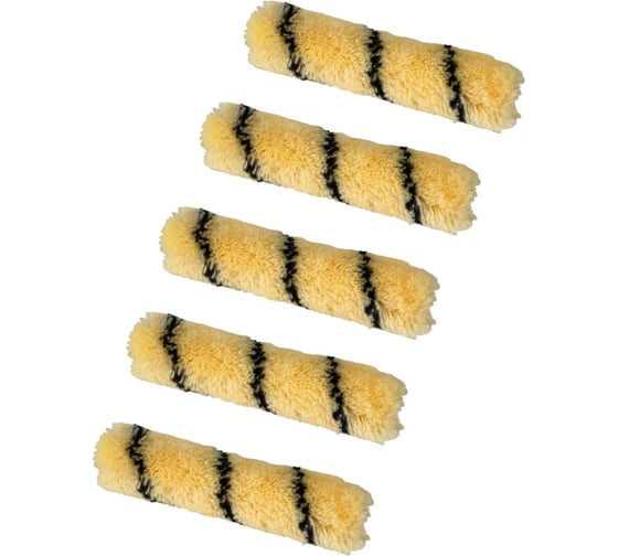 Изображение товара Ролик мини ACCURATE 150х15х15 Полиакрил 150мм ворс 12мм 5шт Эмали 18311501/5