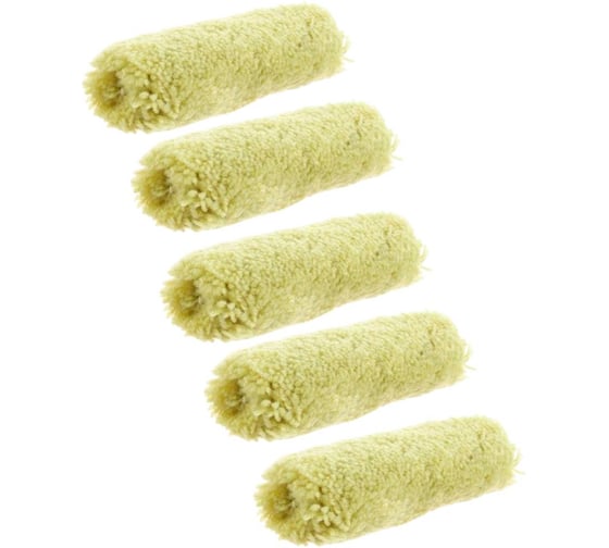 Изображение товара Ролик мини ACCURATE 110х15х15 Полиакрил 110мм ворс 12мм 5шт Водные краски 18311018/5