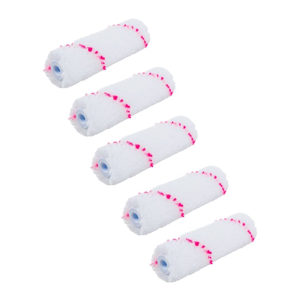 Изображение товара Мини валик ACCURATE 110х15х15 полиамид для водоэмульсионных красок 5шт