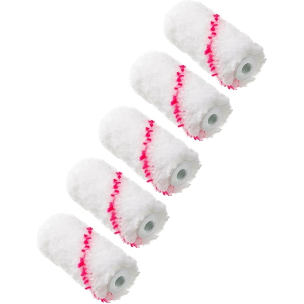 Изображение товара Мини-ролик ACCURATE 60х15х15 полиамид водоэмульсионный в комплекте 5 шт