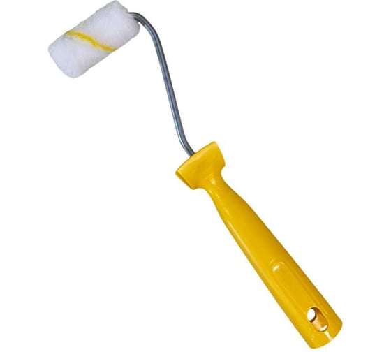 Изображение товара Мини-валик в сборе ACCURATE 395х75х45 Микроволокно 60мм ворс 8мм + 2 сменных ролика Эмали 33106014/2