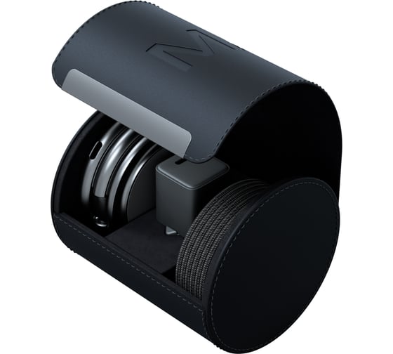 Изображение товара Складное беспроводное зарядное устройство 3 в 1 MAGSSORY Signature Pro для Apple, с магнитами, с поддержкой Qi2, Midnight WCH073m