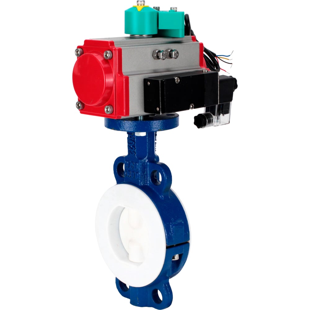 Изображение товара Затвор дисковый DN.ru WCB-WCB-PTFE-PTFE-Fb-R Ду150 Ру16