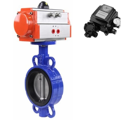 Изображение товара Затвор дисковый 316L-316L-NBR Ду125 Ру16, пневмопривод DA-105 и электропневматическим поворотным позиционером EPRP1-NU-0-08 DN.ru D050-85437