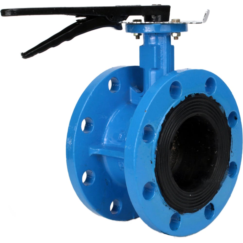 Изображение товара Дисковый затвор GGG40-304-EPDM-2W-F-H Ду80 Ру16 фланцевый с рукояткой