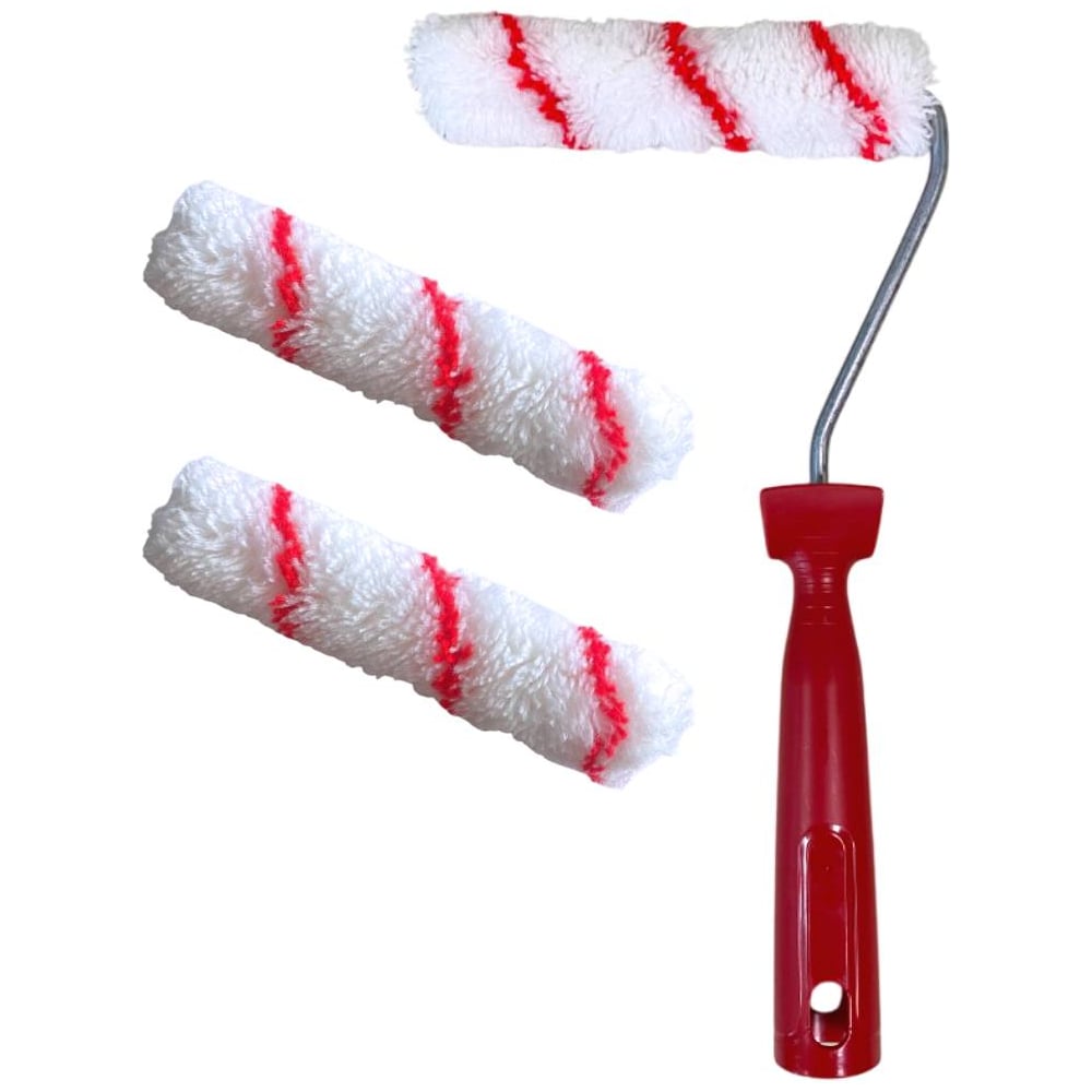 Изображение товара Мини-валик ACCURATE 400х165х45 с двумя сменными роликами для водоэмульсионных краскок