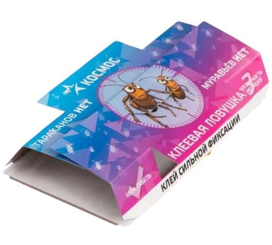 Изображение товара Клеевая ловушка от тараканов и муравьев КОСМОС набор 10 штук KOC_GH335_10