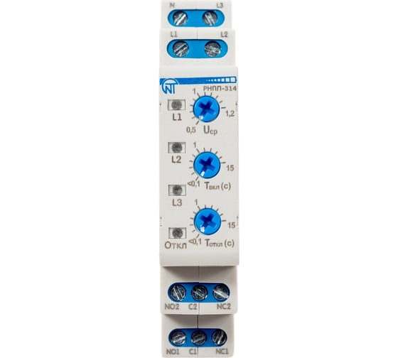 Изображение товара Реле напряжения, перекоса и последовательности фаз Новатек-Электро РНПП-314 3425600314