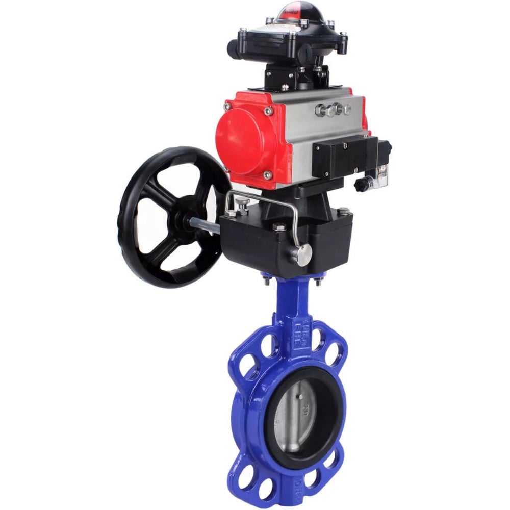 Изображение товара Затвор дисковый WCB-316L-NBR Ду125 Ру16 пневмопривод 220VAC