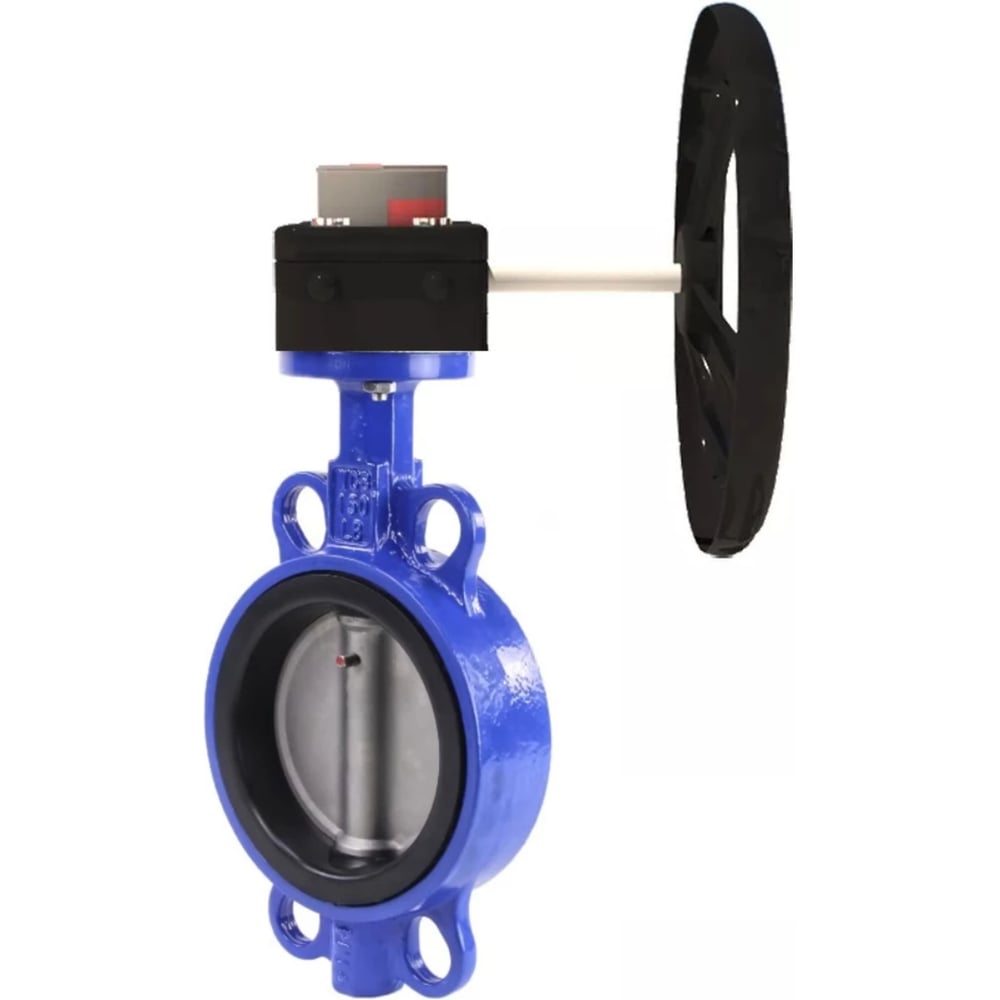 Изображение товара Затвор дисковый DN125 WCB-316L-NBR Ду125 Ру16 с редуктором HGB-2 и индикатором D050-85291