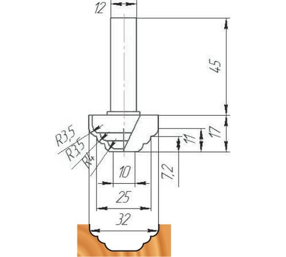 Изображение товара Фреза ФК 0960 МебельДрев 4627198886375